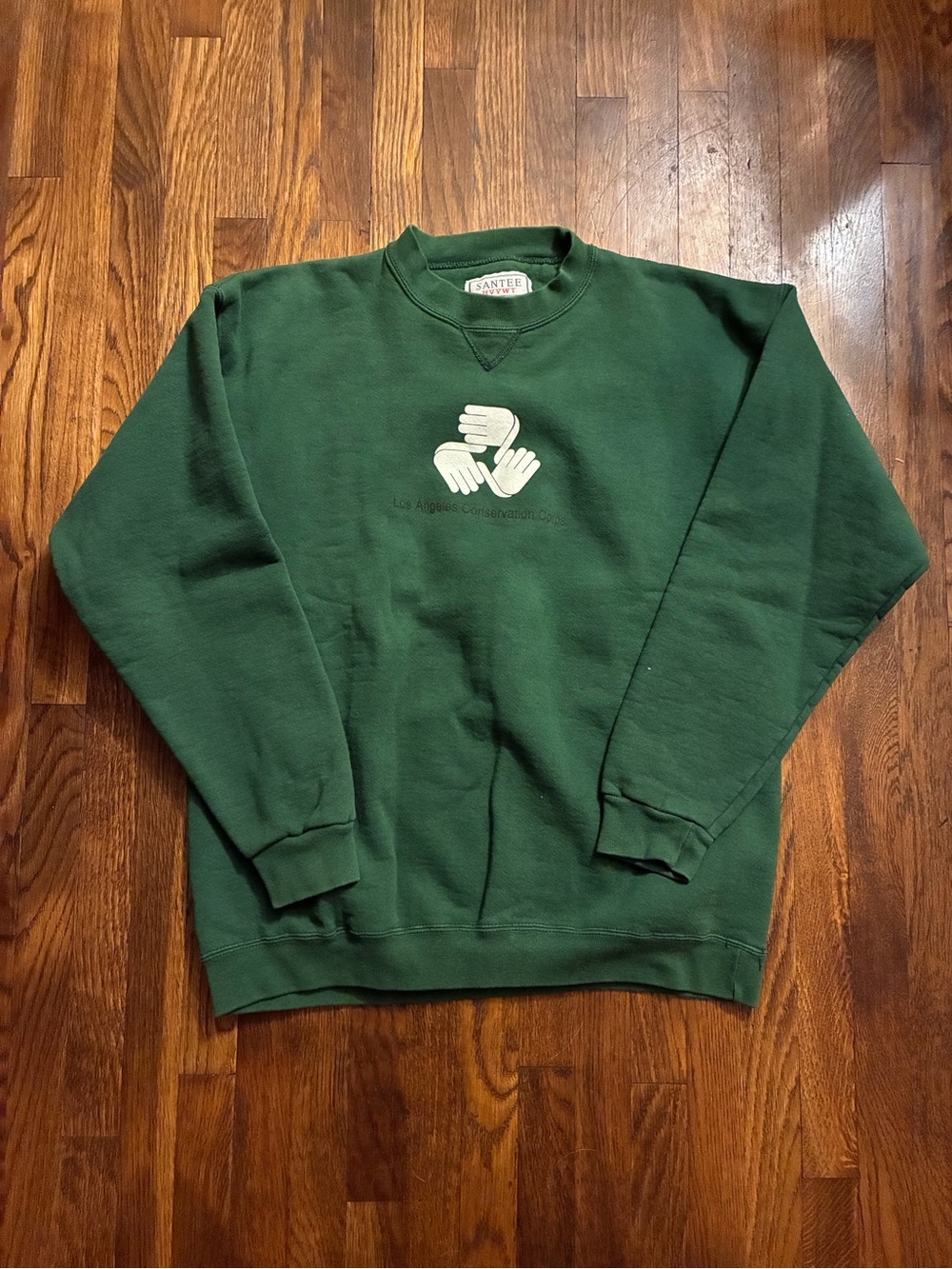 Vintage Santee HVYWT Los Angeles conservation sweatshirt size large